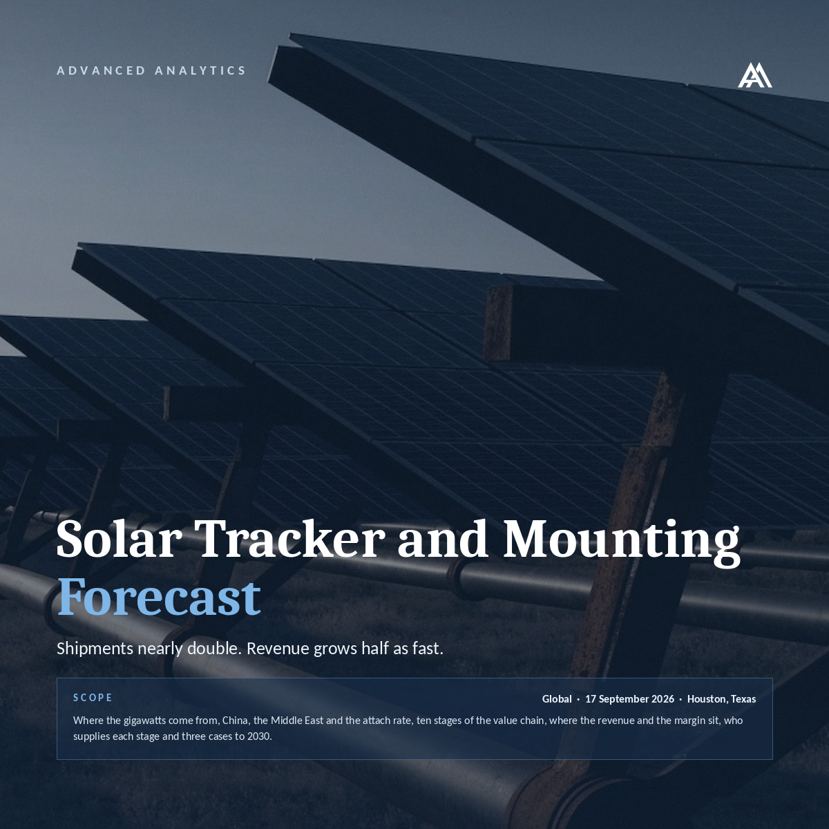 Global Solar Tracker and Mounting Systems Forecast 2026 to 2030